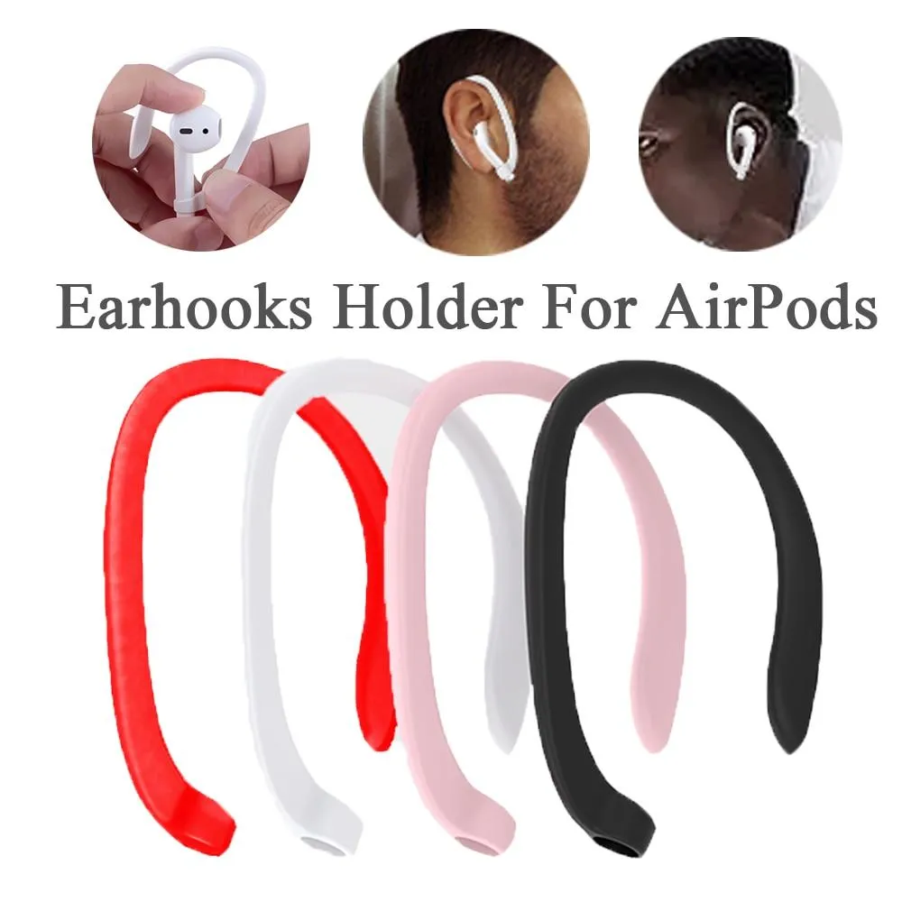 1Pair Secure Fit Anti-Lost Earphone Hooks Holders