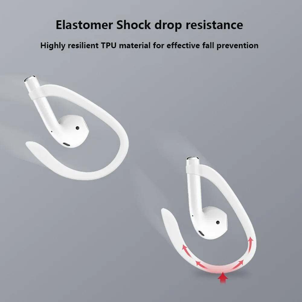 1Pair Secure Fit Anti-Lost Earphone Hooks Holders