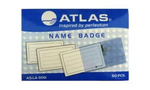 Atlas Name Badges Packet