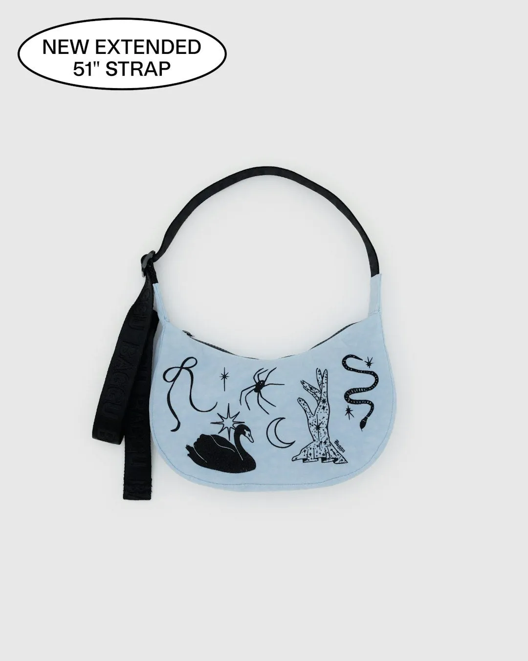 BAGGU Small Nylon Crescent Bag