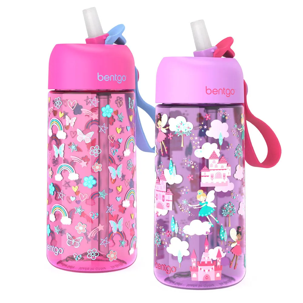 Bentgo Kids Prints Water Bottle (2-Pack)