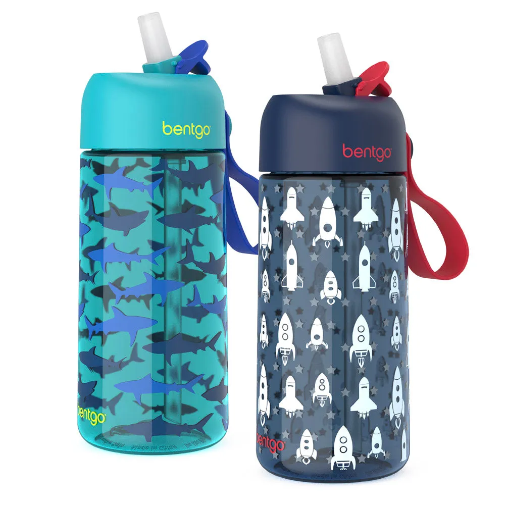 Bentgo Kids Prints Water Bottle (2-Pack)