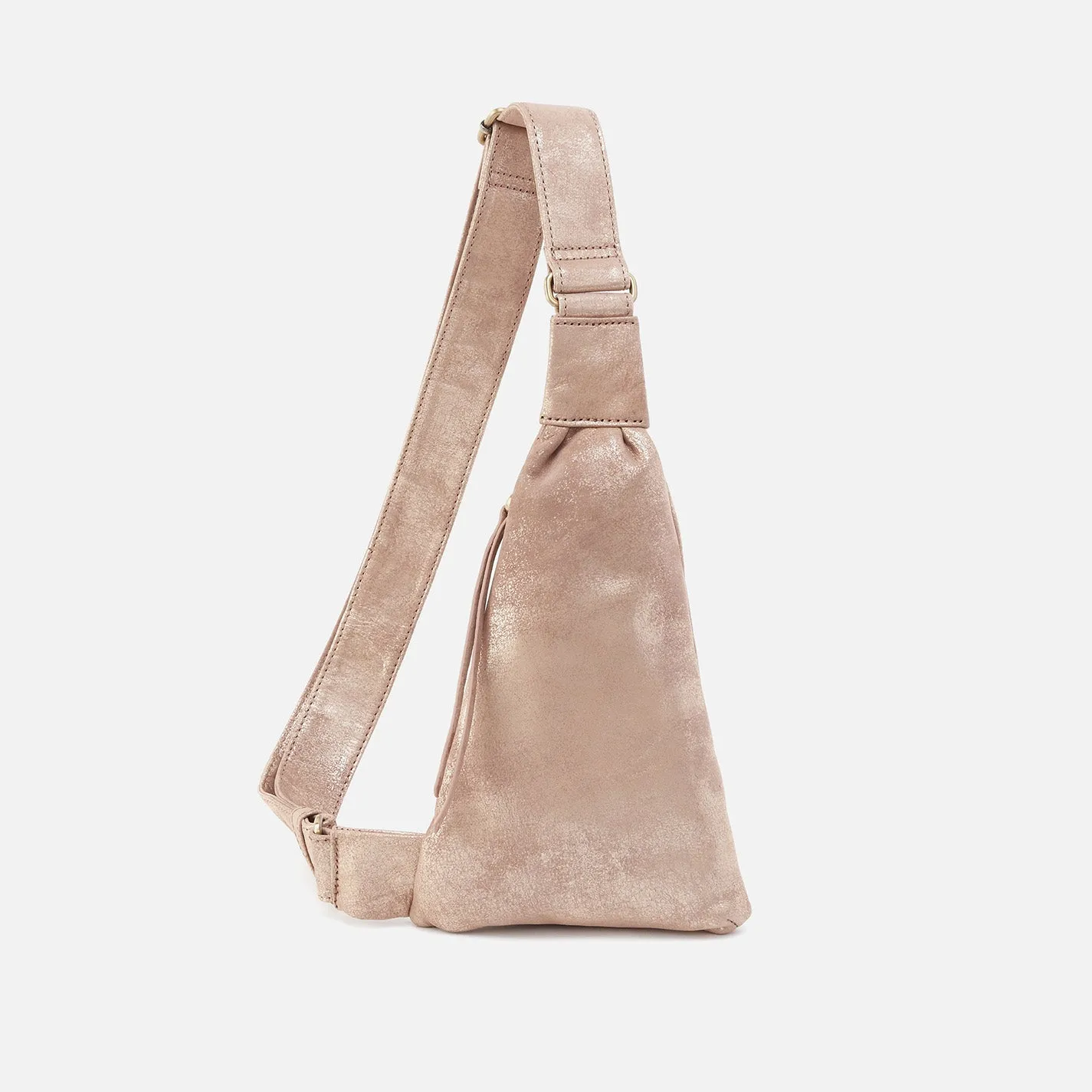 Bodhi Sling In Metallic Leather - Gilded Beige