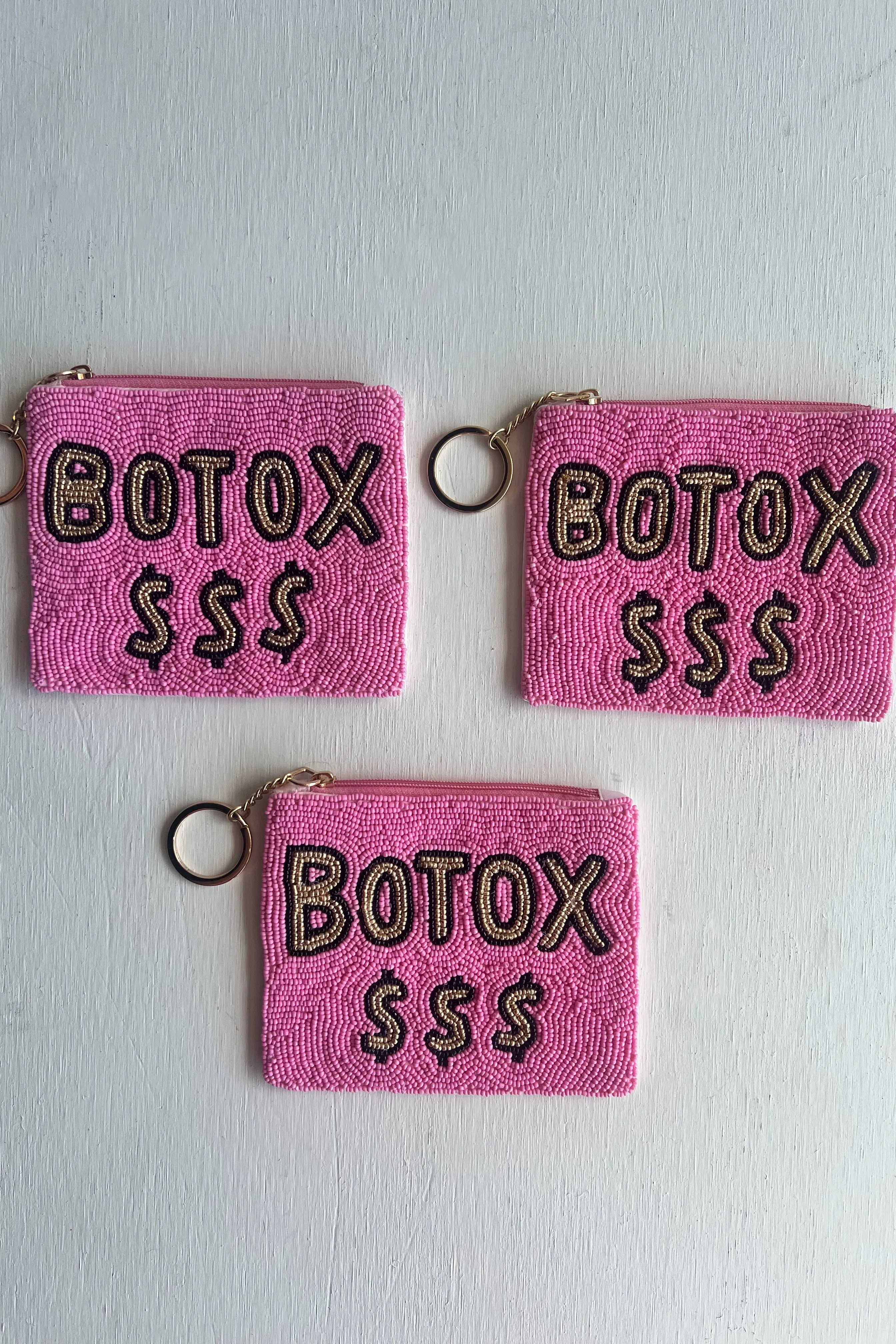 BOTOX $$$ BEADED COIN PURSE