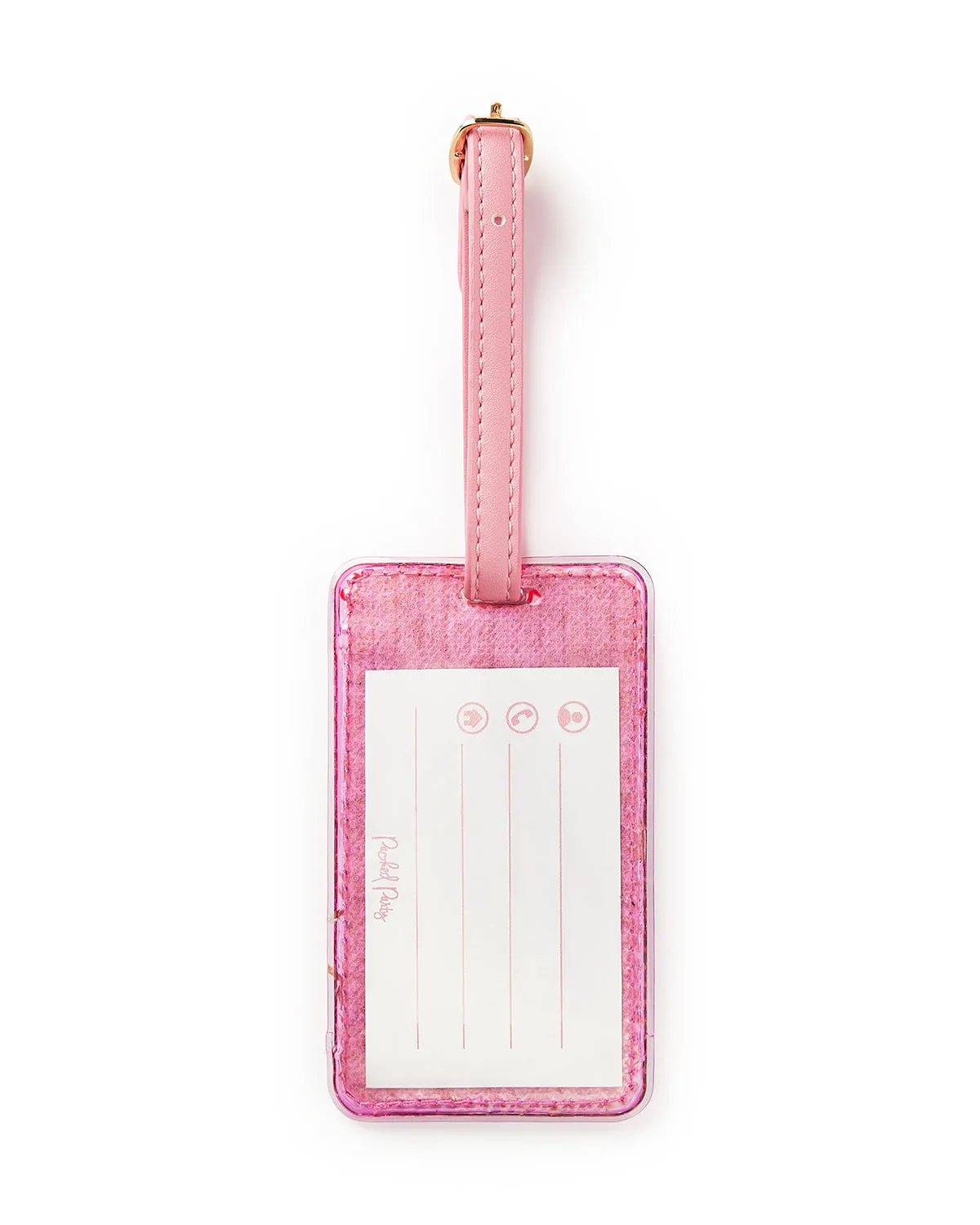 Bring On The Fun Woven Confetti Luggage Tag