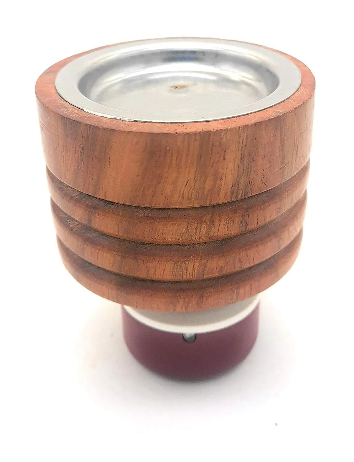 CANDY KART Kapoor Dani Camphor Diffuser for Home Bakhoor Burner Kapoor Diffuser for Home Kapoor Dani Electric Kapoor Dani (Wood, Cylindrical, Brown)