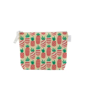 Christmas Pineapple Pattern Cosmetic Bag. Small