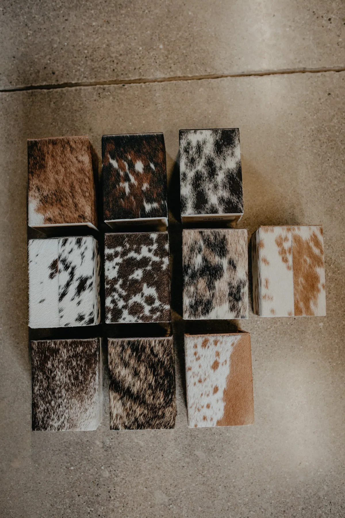 Cowhide Pencil Holders