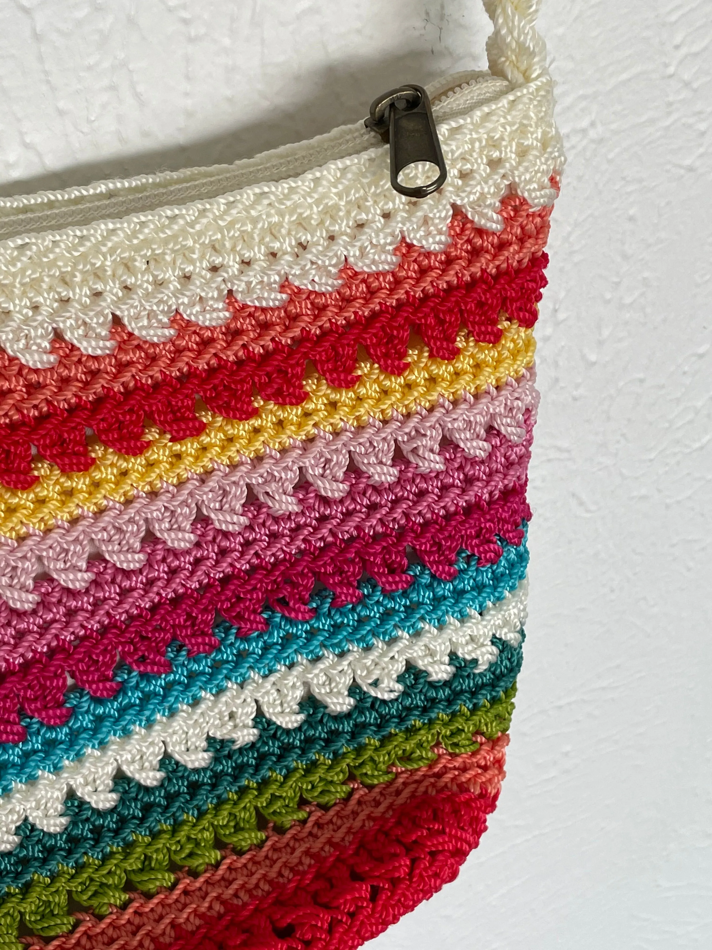 Croft & Barrow Crochet Rainbow Purse