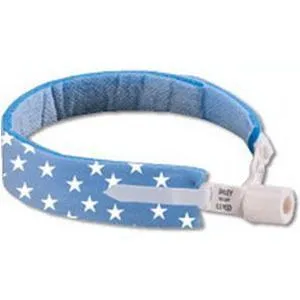 Dale® 241 Pedistars Tracheostomy Tube Holder 1” wide band, fits up to 18” neck