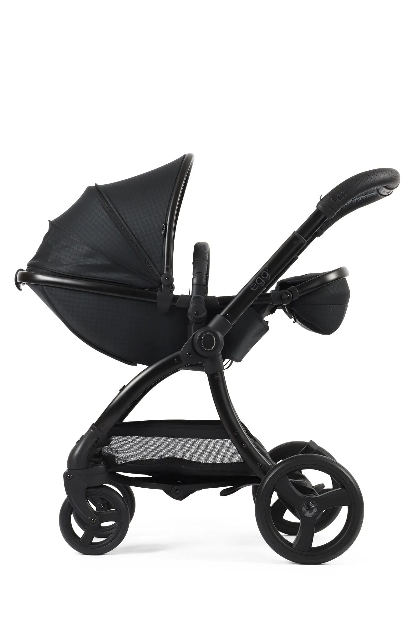 Egg 3 Luxury Shell i-Size Travel System - Houndstooth Black