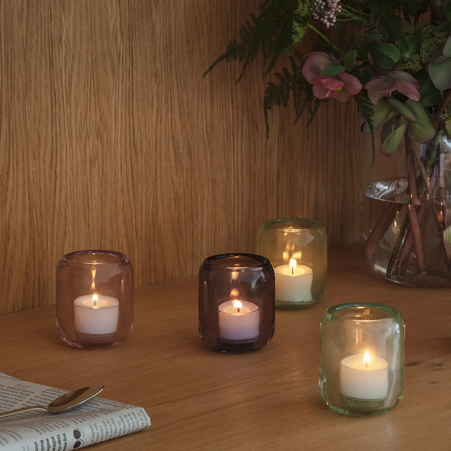 eva solo | acorn tealight candle holder set | pine - DC