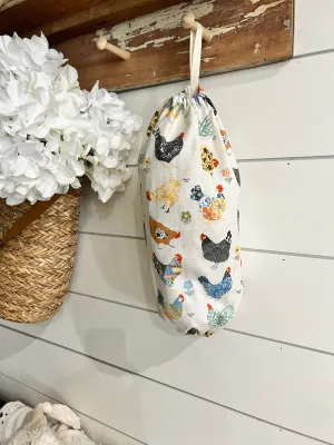 Floral Chicken Bag Holder