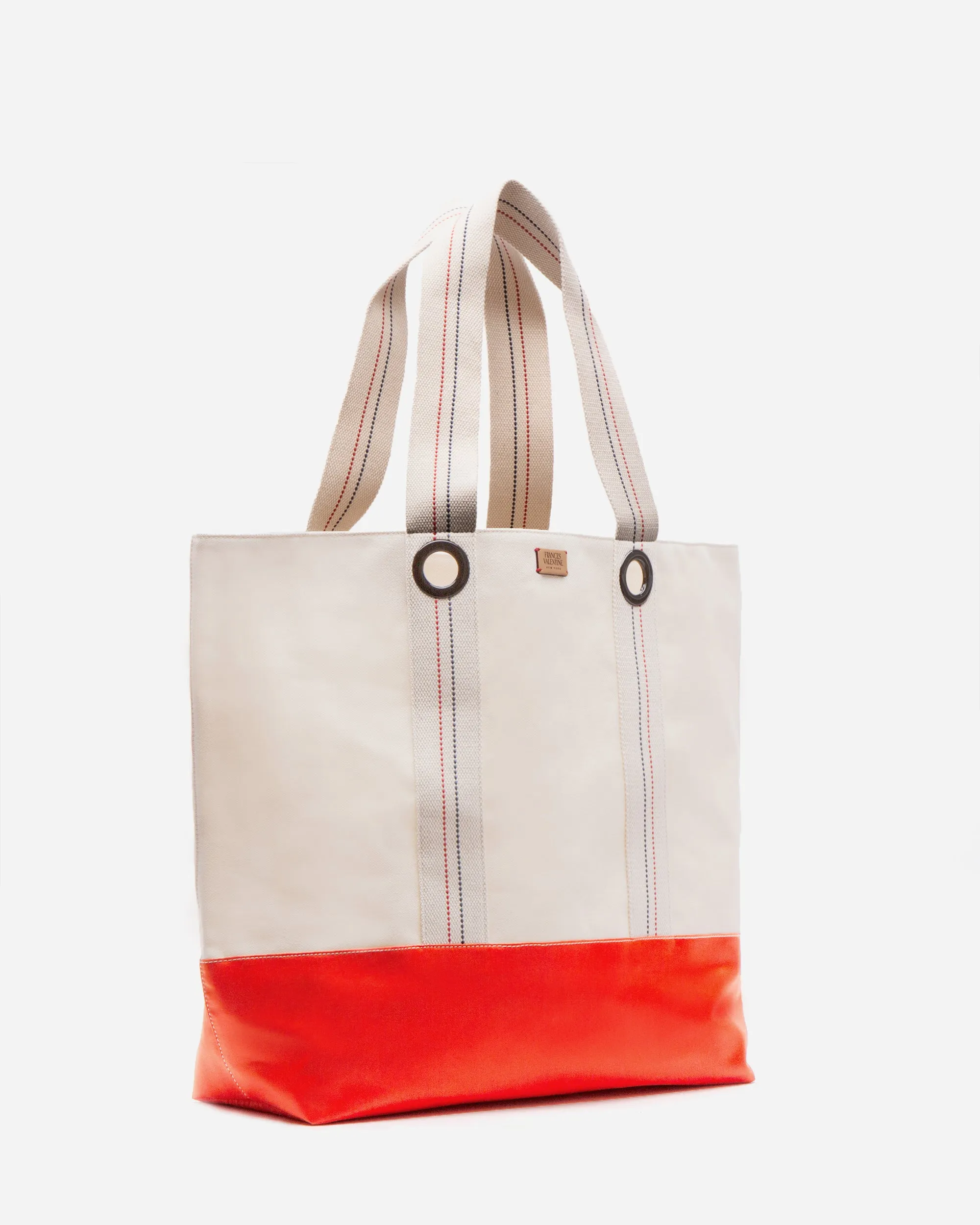 Frank Men's XL Canvas Tote Natural Orange