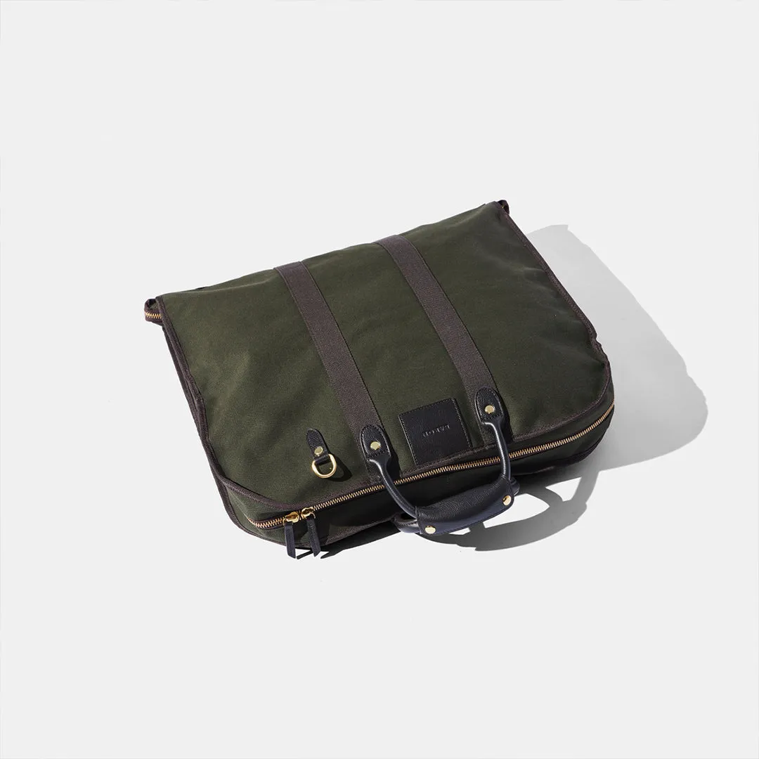 Garment Bag - Green Canvas by Baron