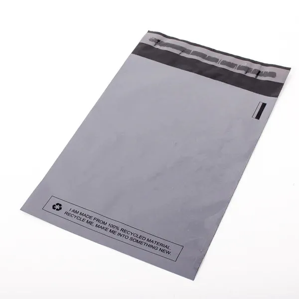 Grey Recycled Mail Bag 6.5x9 Inch / 16.5x22.9cm