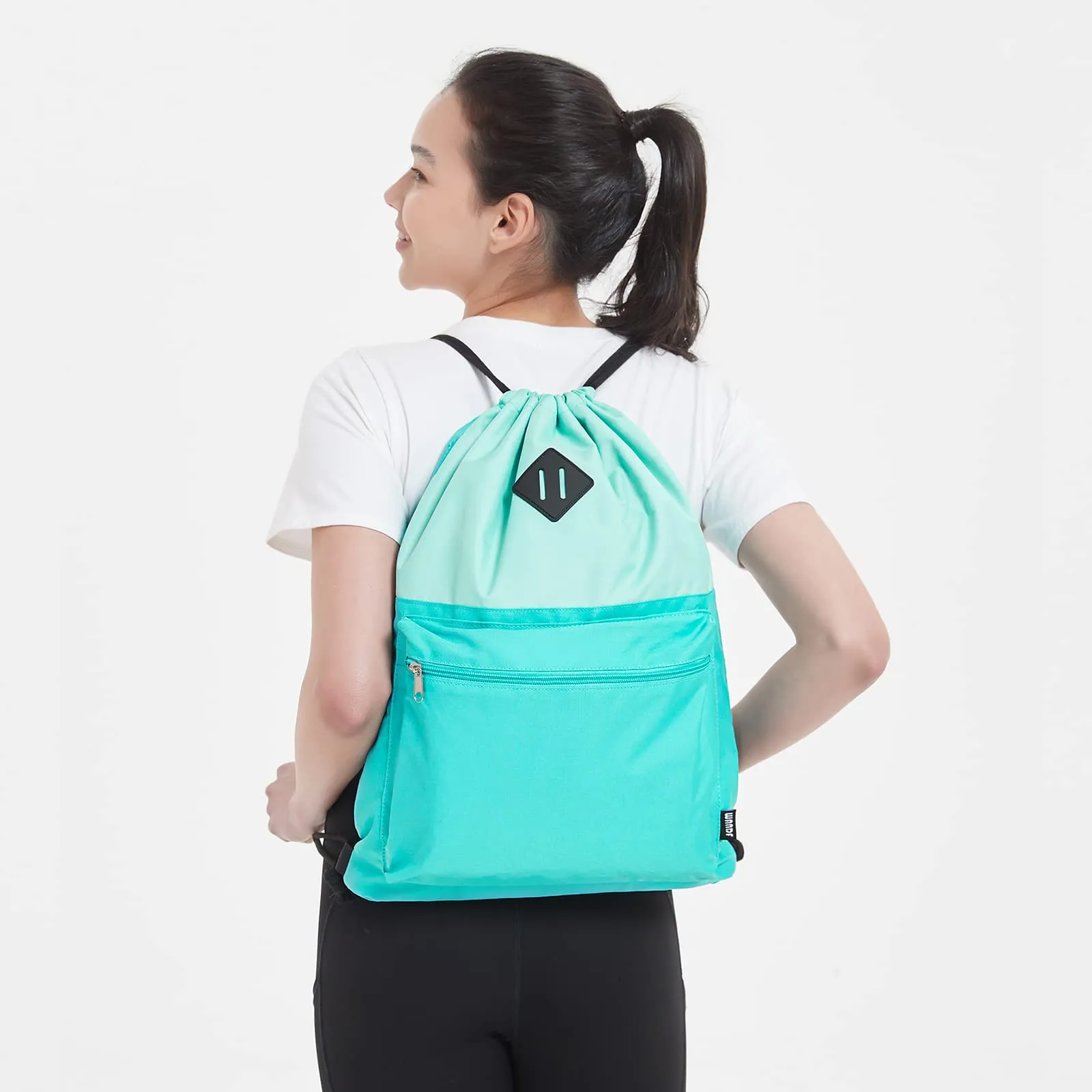 Gym Drawstring Backpack with Wet Compartment