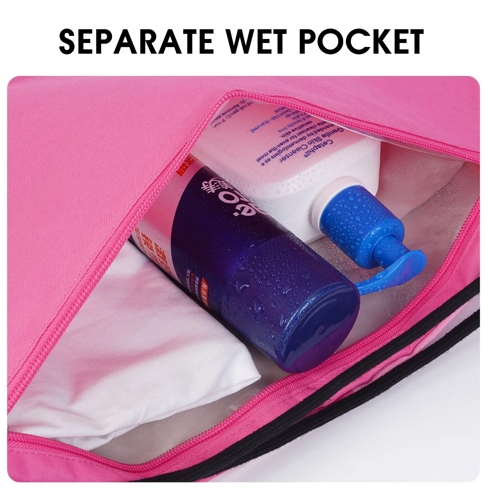 Gym Drawstring Backpack with Wet Compartment