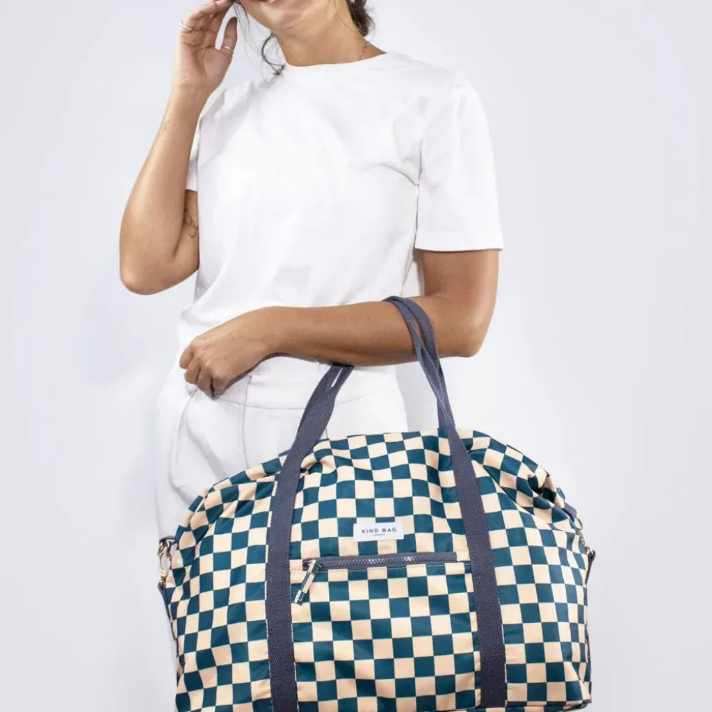 Kind Bag Weekend Duffel Holdall - Checkerboard