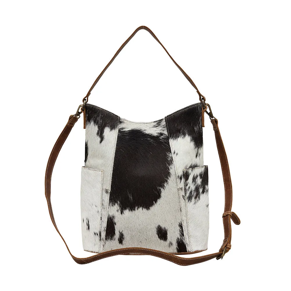 Monochrome fiesta Leather & Hair On Bag