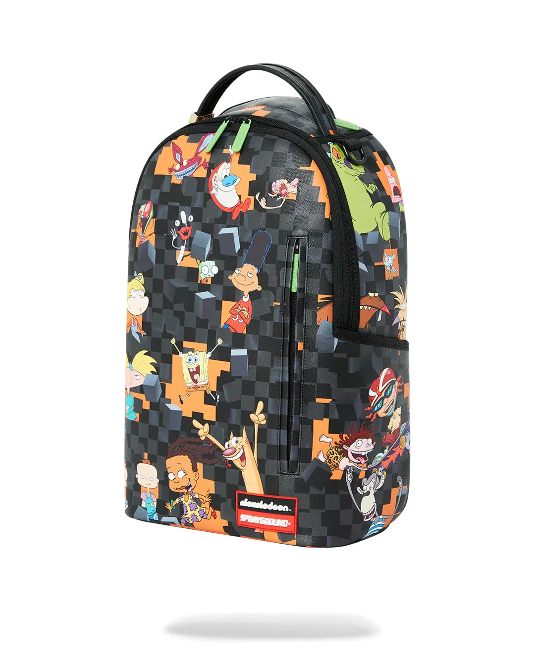 Nicktoons Bust Through Checkers Backpack