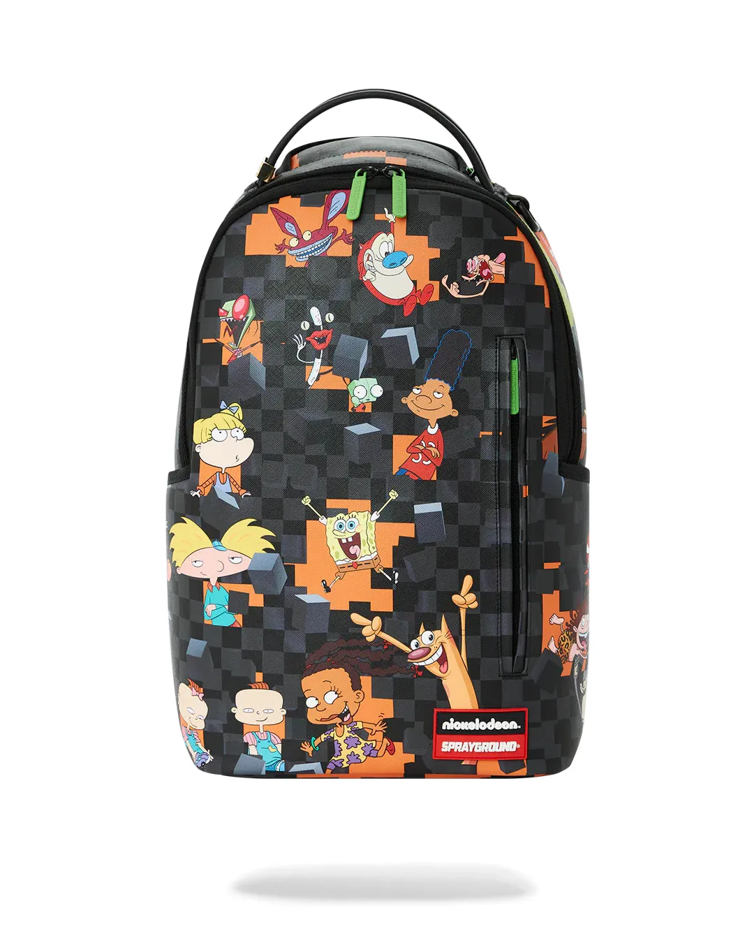 Nicktoons Bust Through Checkers Backpack