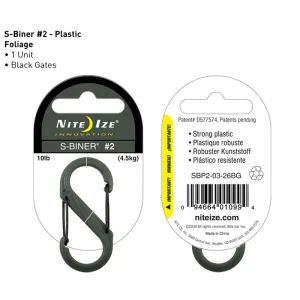 Nite Ize Plastic S-Biner #2 Foliage Green