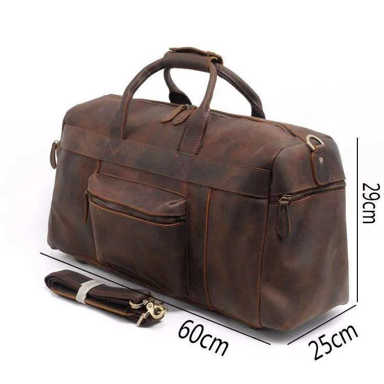 Norseman 100% Leather Side Duffel