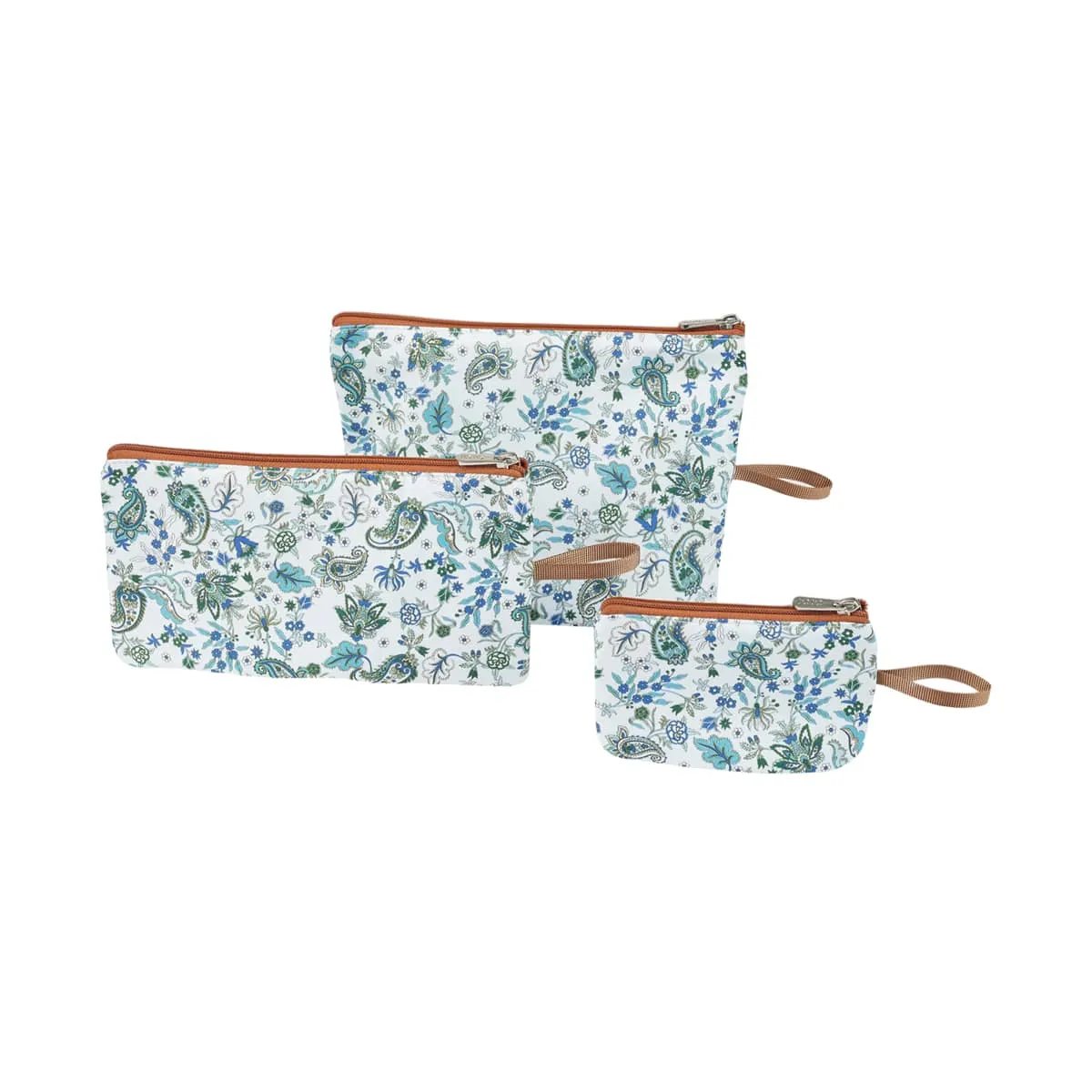 OiOi Packing Pouch Trio - Blue Paisley