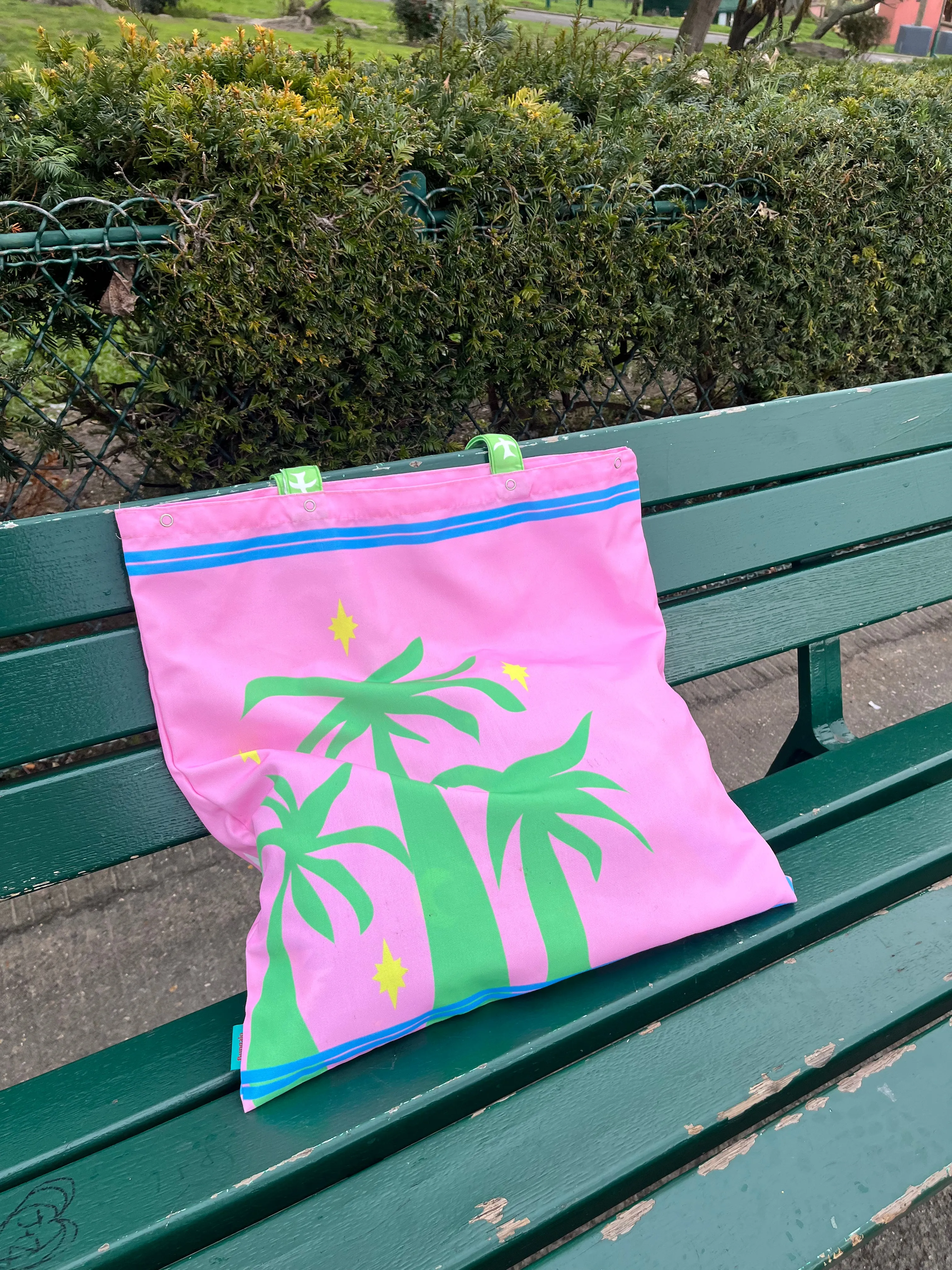 Palm Canvas Tote Bag