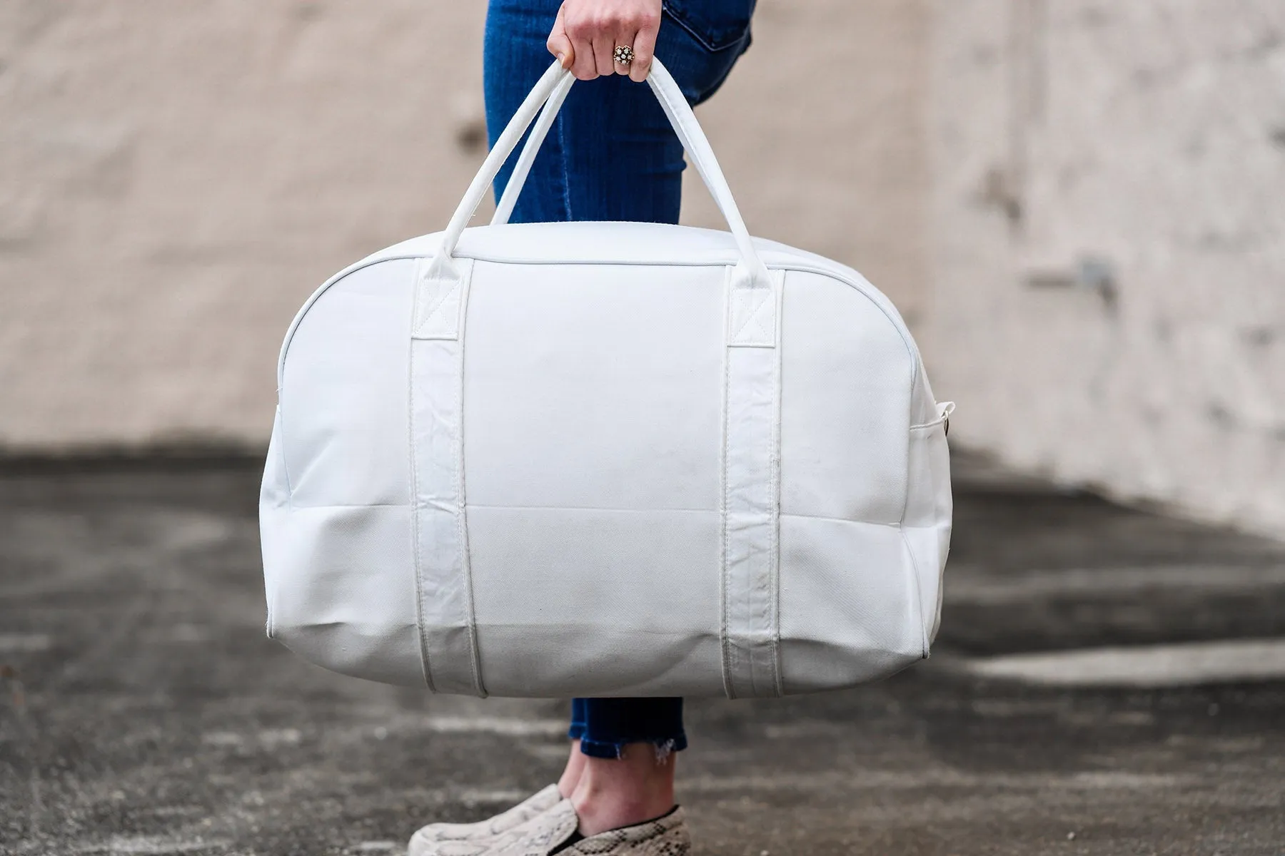 Personalized Canvas Duffel Bag