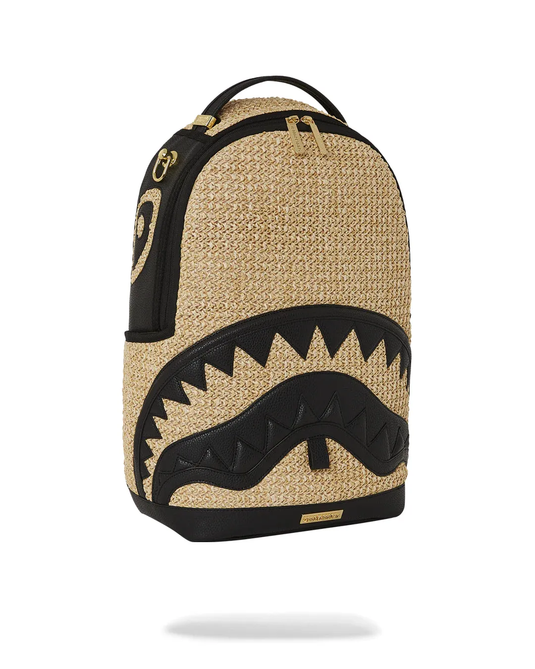 Raffia Shark Backpack