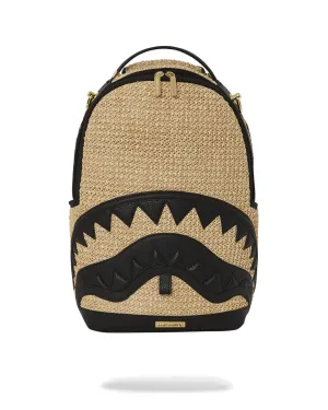 Raffia Shark Backpack