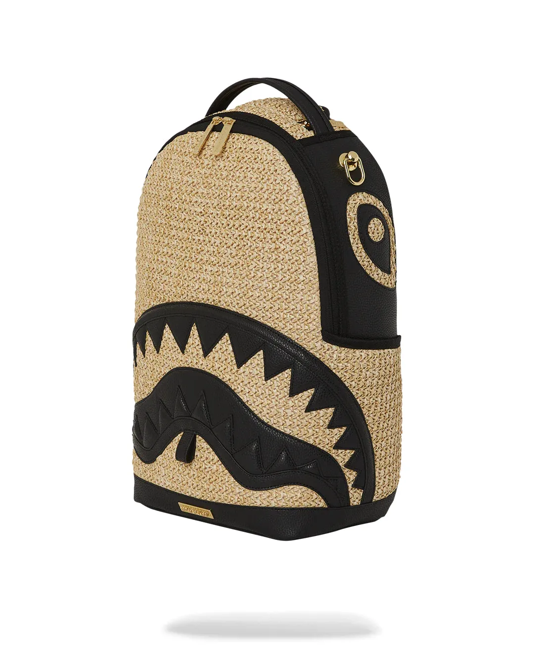 Raffia Shark Backpack