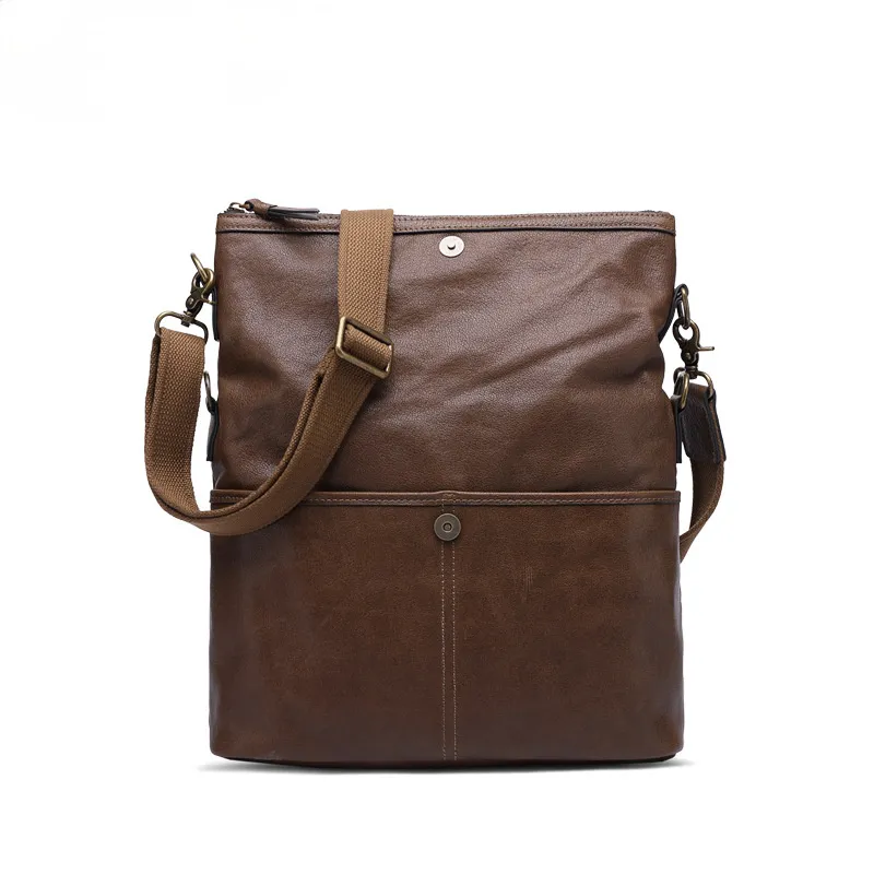 Retro Men's Leather Crossbody Bag M-8121