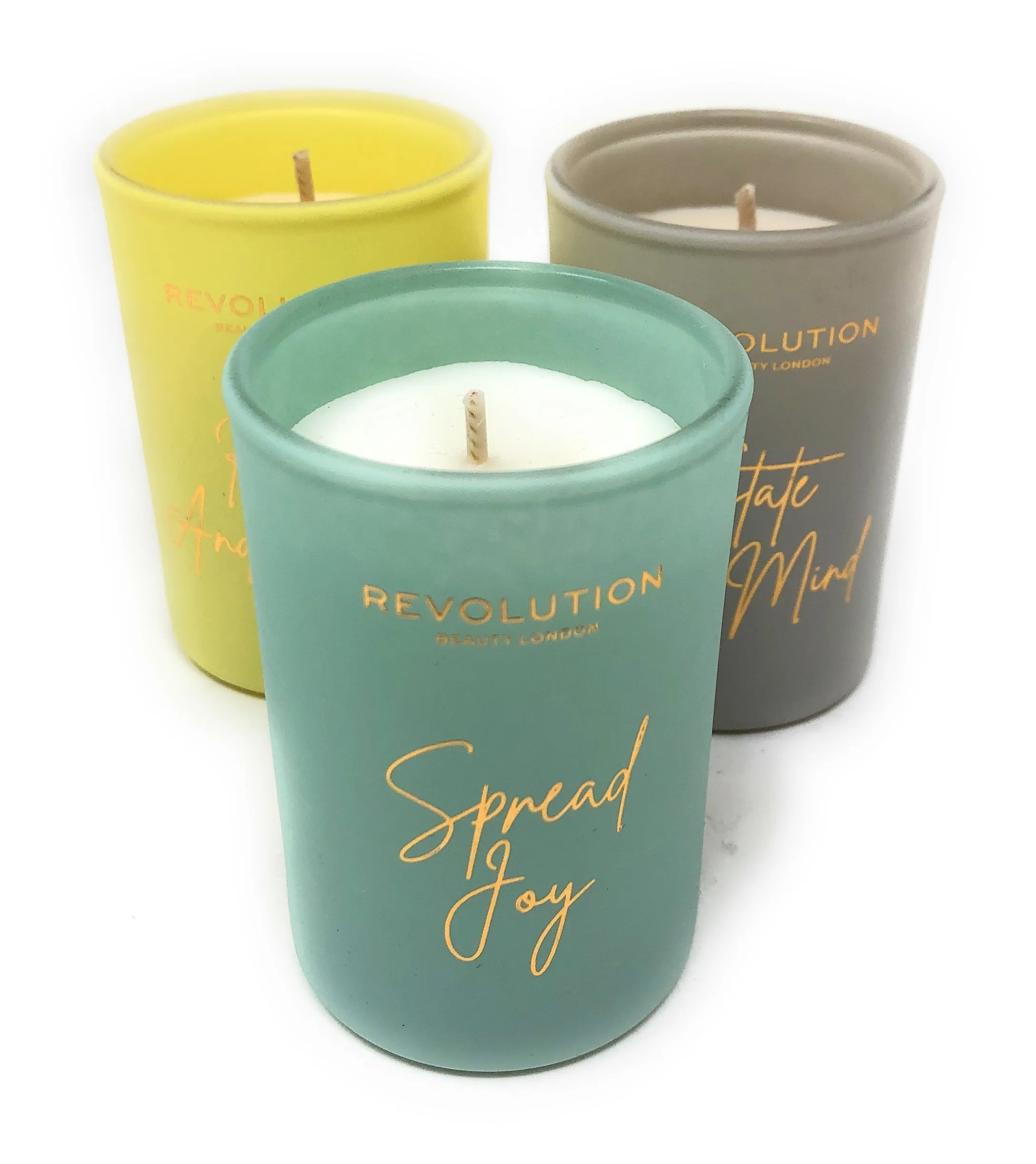 Revolution Mini Scented Candle Trio Grounded Gift Set