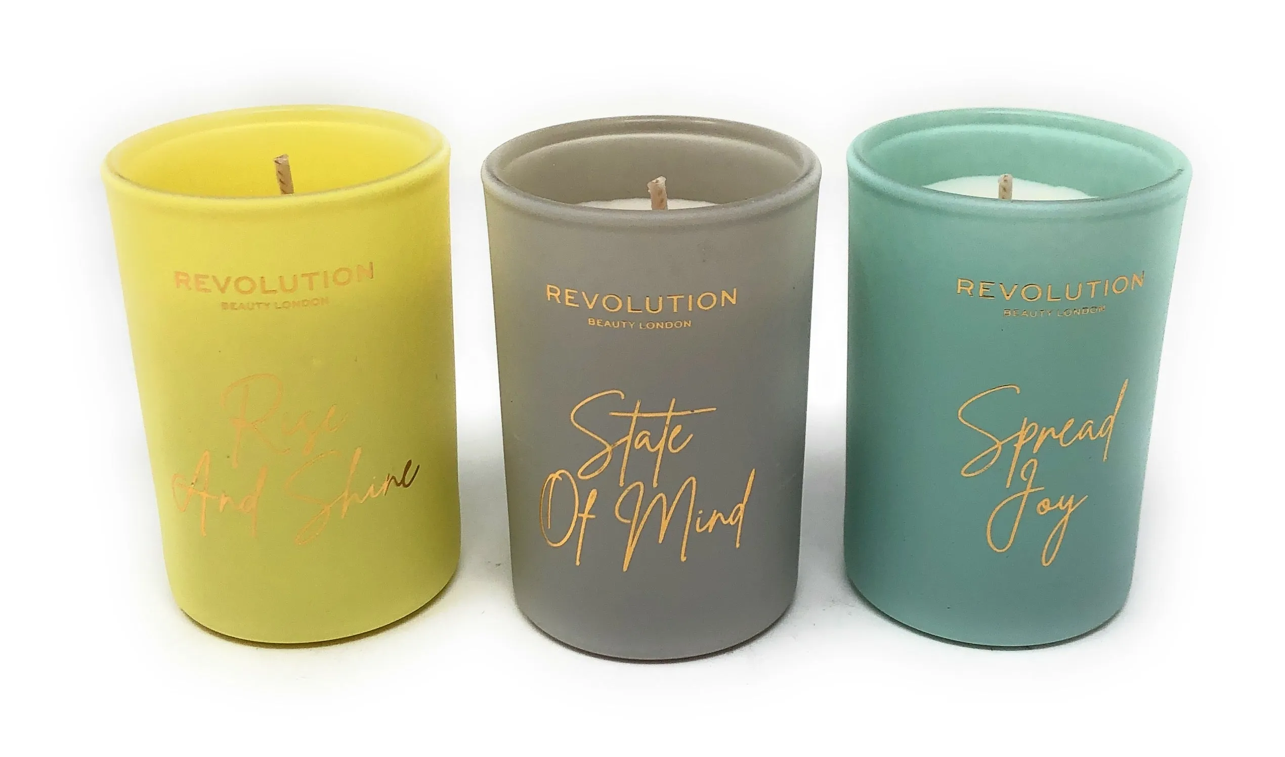 Revolution Mini Scented Candle Trio Grounded Gift Set