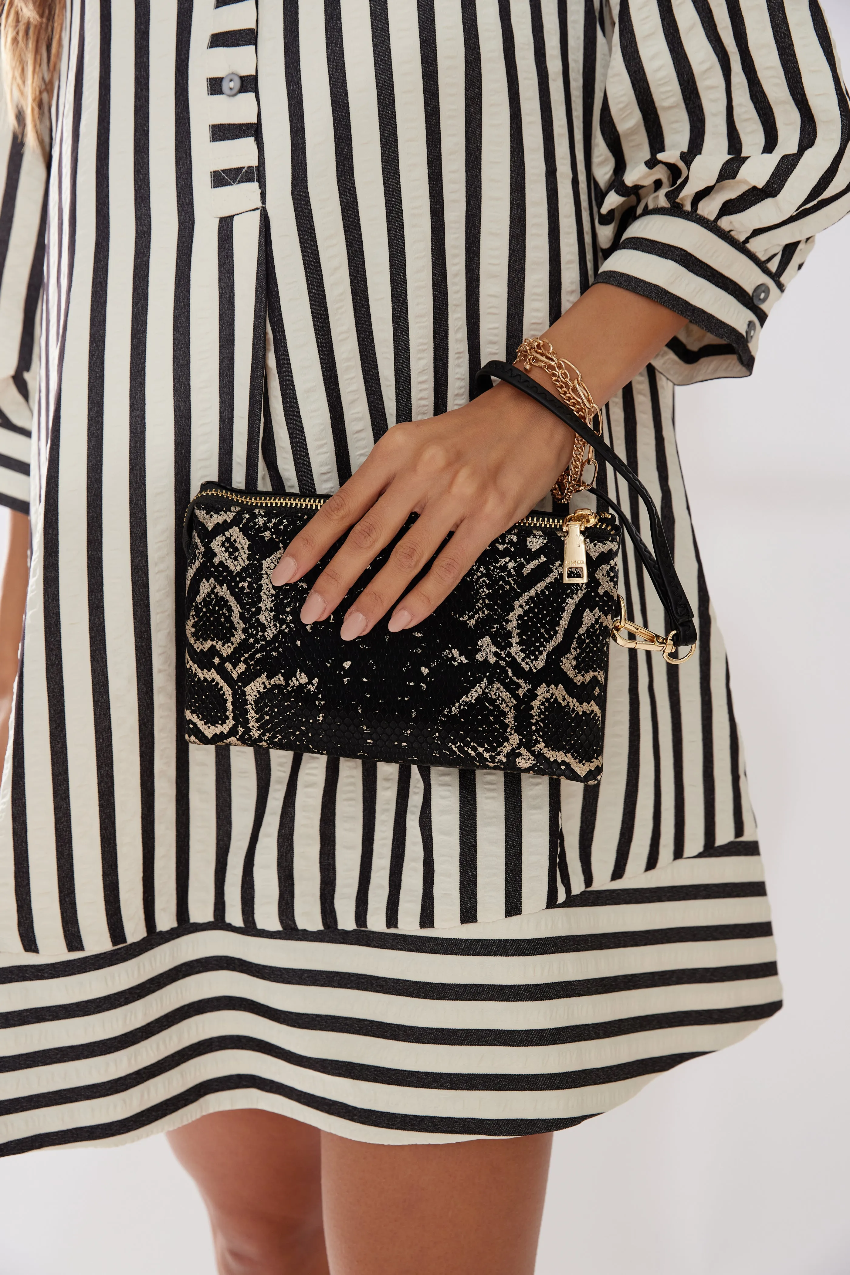 Riley Snake Crossbody/Wristlet