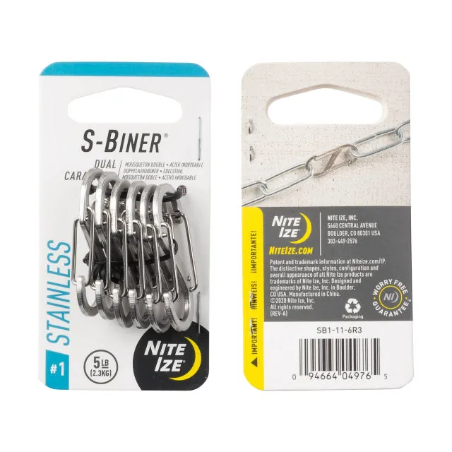 S-Biner Stainless Steel Dual Carabiner #5