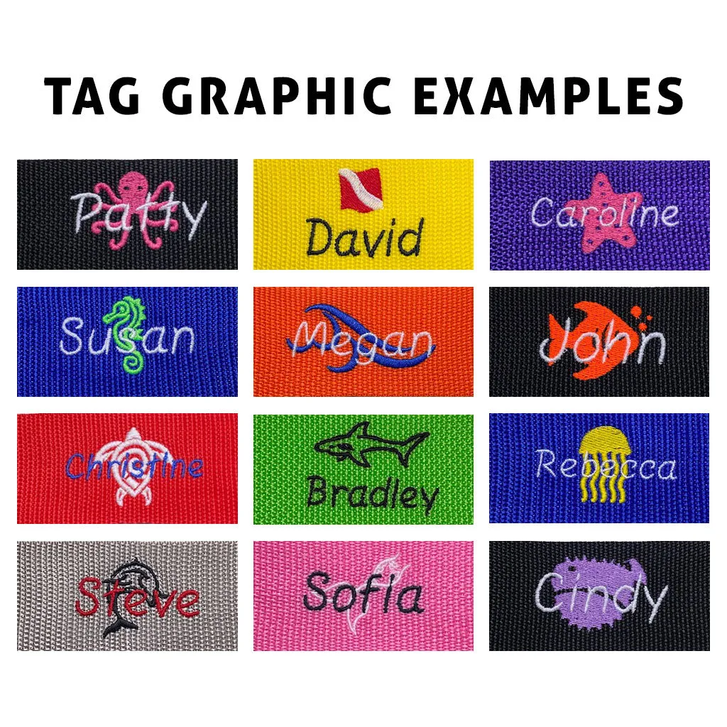 Scuba Theme Extreme Luggage Tag