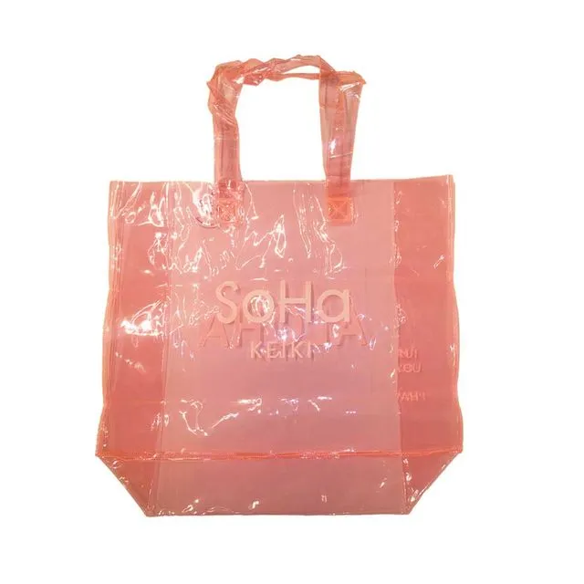 SoHa Keiki Clear Tote Large, Peach