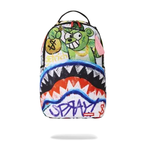 Sprayground Crayon Shark DLXSR Backpack B5037