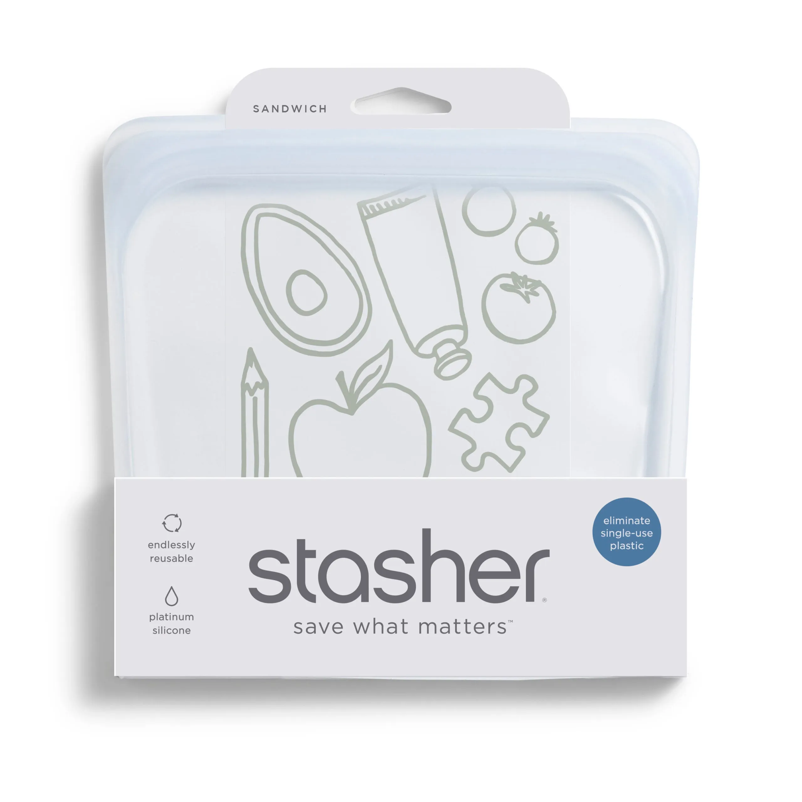 Starter Kit Reusable Silicone Bag Bundle