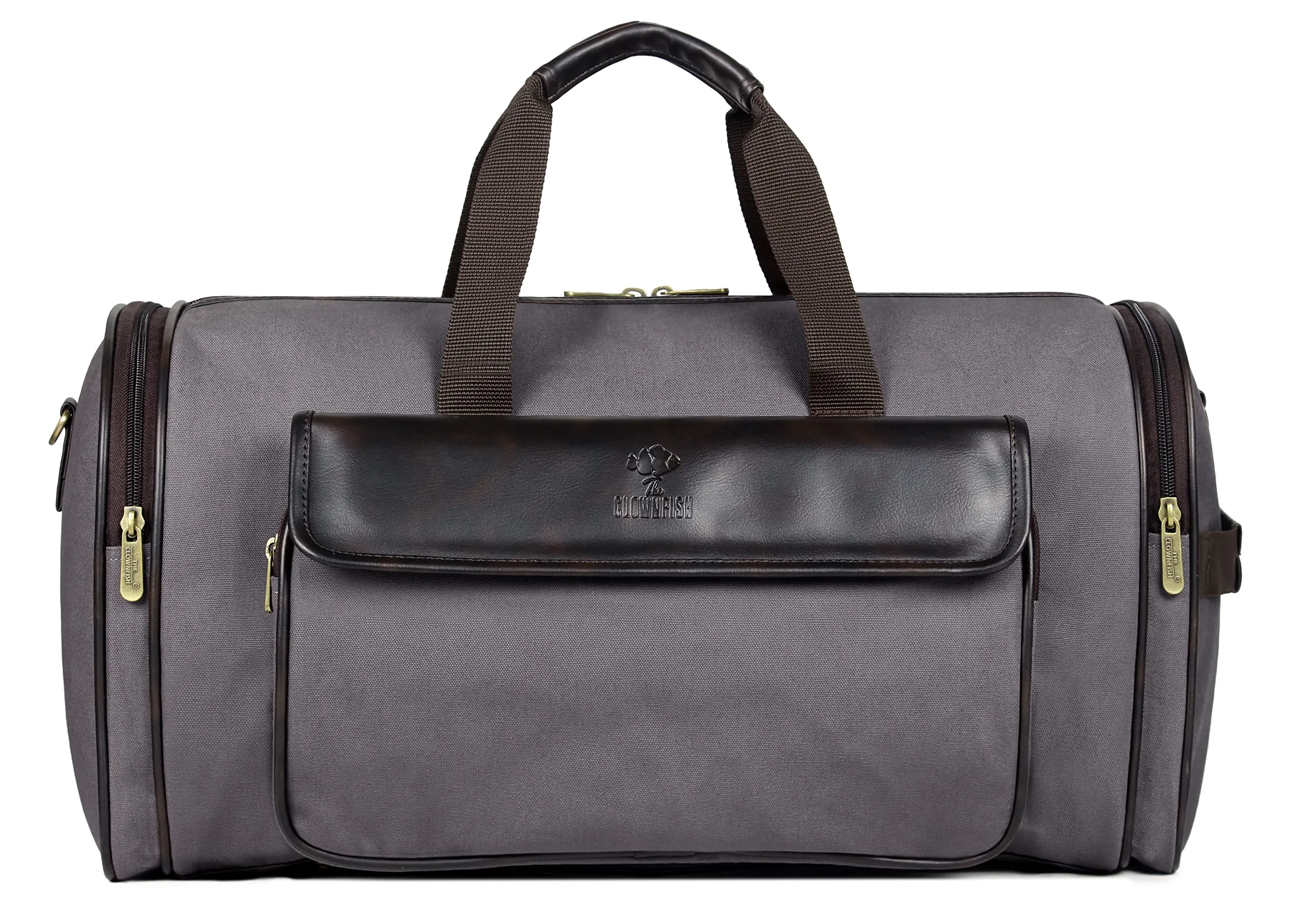 The Clownfish polyester 20 Cms Duffle Bag(TCFDBCN-IN-P-30LGRY1_grey)