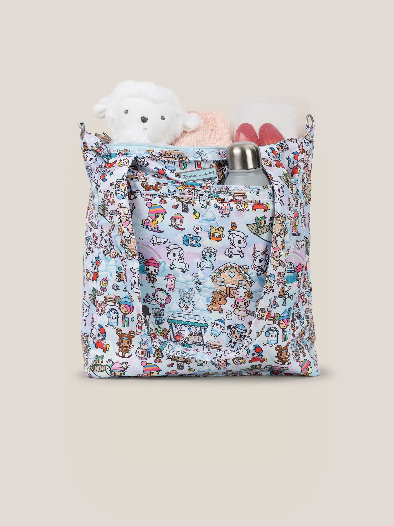 tokidoki Snow Day Be Light Diaper Bag Tote — Ice Blue