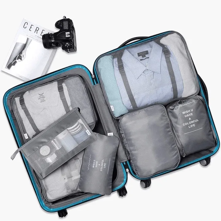 Trouble-free Travel - Luggage Packing Organizer Set