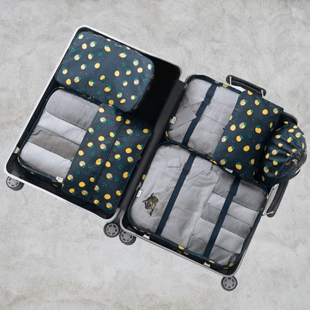 Trouble-free Travel - Luggage Packing Organizer Set