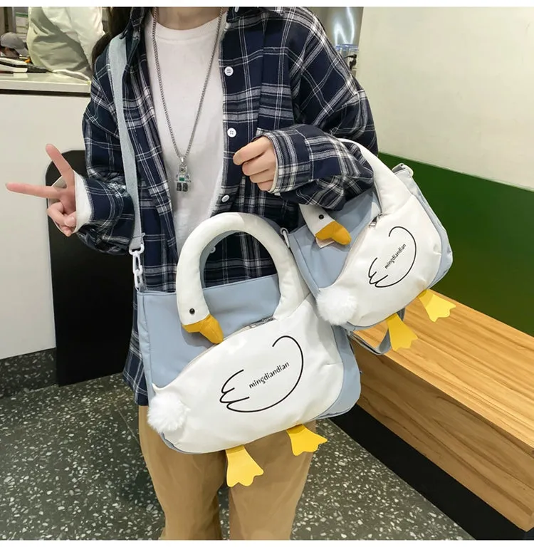 Women's Cute Bag Big Goose Unique Parent-Child Bag Funny Cartoon