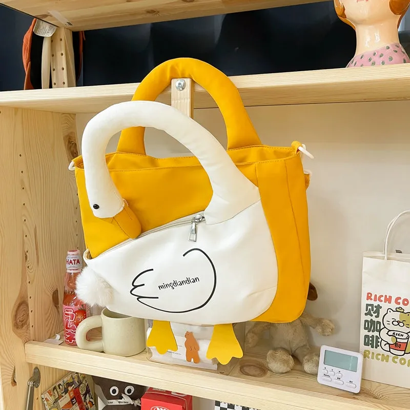 Women's Cute Bag Big Goose Unique Parent-Child Bag Funny Cartoon