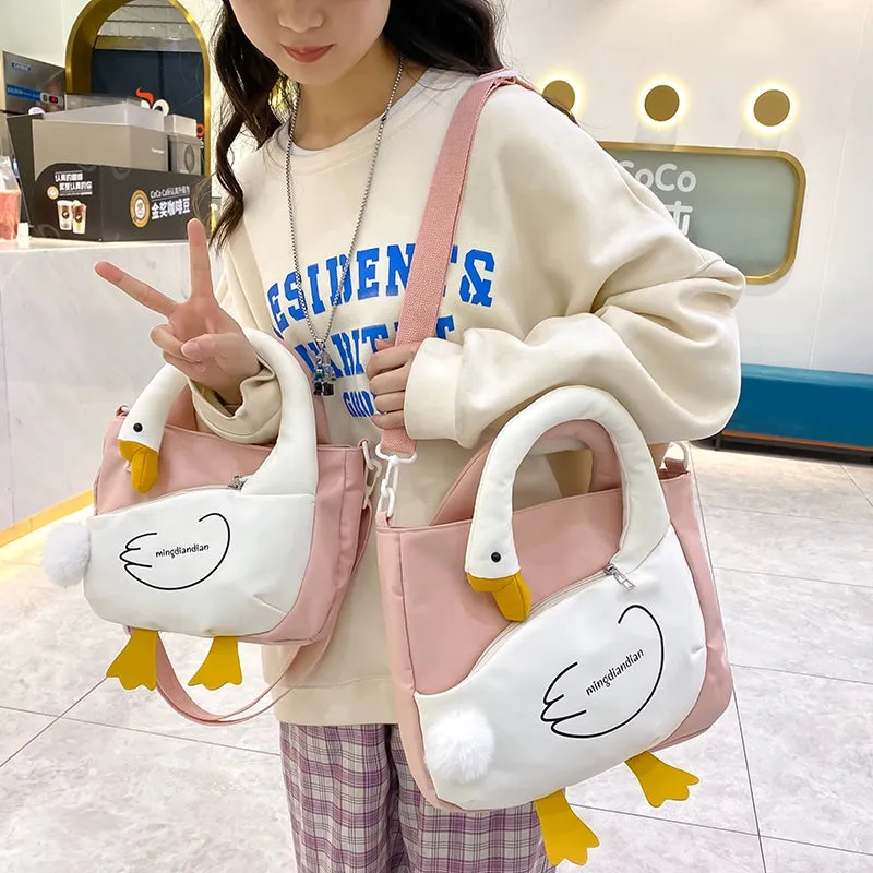 Women's Cute Bag Big Goose Unique Parent-Child Bag Funny Cartoon